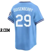Dan Quisenberry Men's Kansas City Royals Light Blue Limited Throwback Cooperstown Collection Jersey