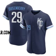 Dan Quisenberry Men's Kansas City Royals Navy Authentic 2022 City Connect Jersey