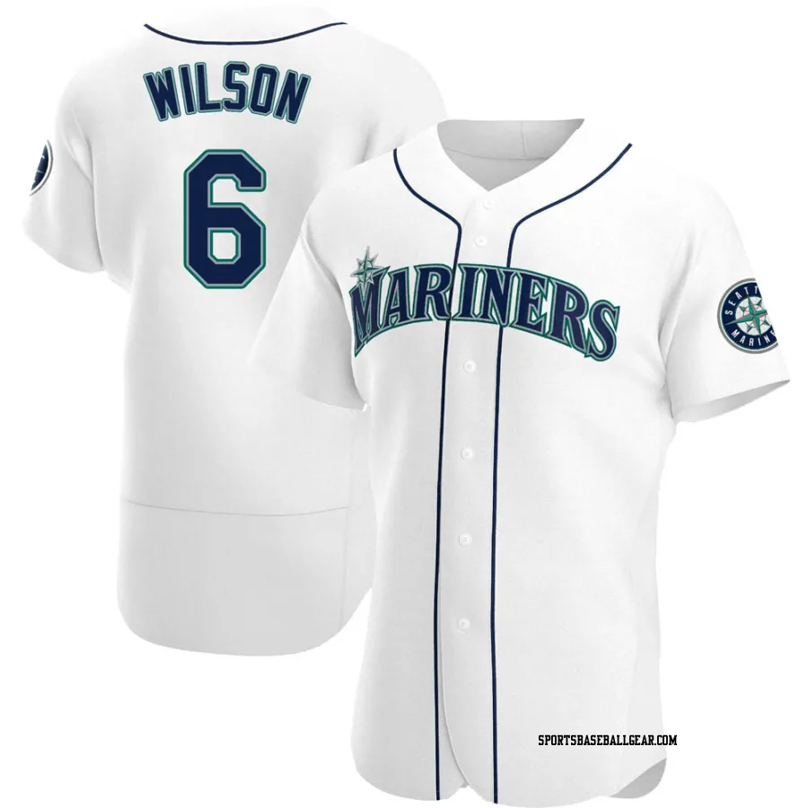 Dan Wilson Men's Seattle Mariners White Authentic Home Jersey