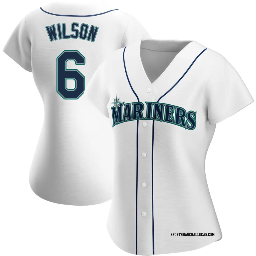 Dan Wilson Women's Seattle Mariners White Authentic Home Jersey