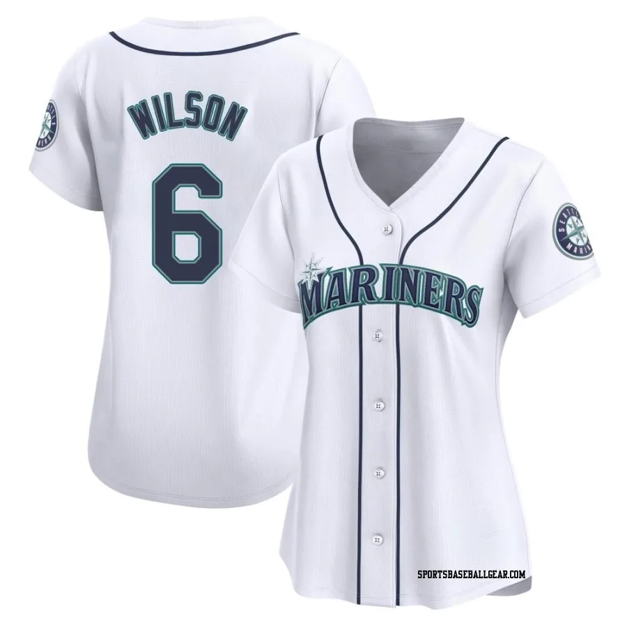 Dan Wilson Women's Seattle Mariners White Limited Home Jersey