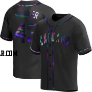 Dan Winkler Men's Chicago Cubs Black Holographic Replica Alternate Jersey