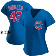 Dan Winkler Women's Chicago Cubs Royal Authentic Alternate Jersey