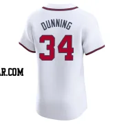 Dane Dunning Men's Atlanta Braves White Elite Home Jersey