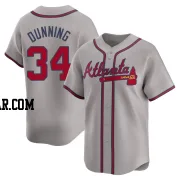 Dane Dunning Youth Atlanta Braves Gray Limited Away Jersey