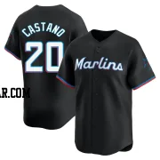 Daniel Castano Youth Miami Marlins Black Limited Alternate Jersey