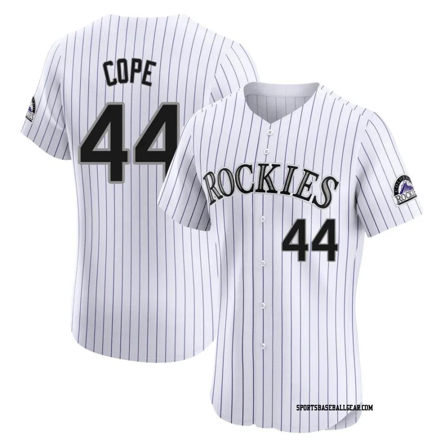 Daniel Cope Men's Colorado Rockies White Elite Home Jersey