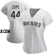 Daniel Cope Women's Colorado Rockies White Authentic Home Jersey