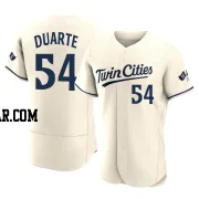 Daniel Duarte Men's Minnesota Twins Cream Authentic Alternate 2023 Jersey