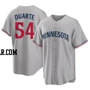 Daniel Duarte Men's Minnesota Twins Gray Replica Road Jersey