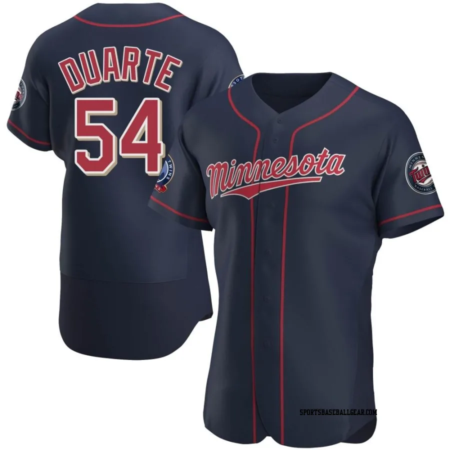 Daniel Duarte Men's Minnesota Twins Navy Authentic Alternate 60th Season Jersey