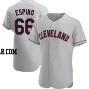 Daniel Espino Men's Cleveland Guardians Gray Authentic Road Jersey