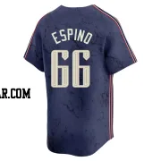 Daniel Espino Men's Cleveland Guardians Navy Limited 2024 City Connect Jersey