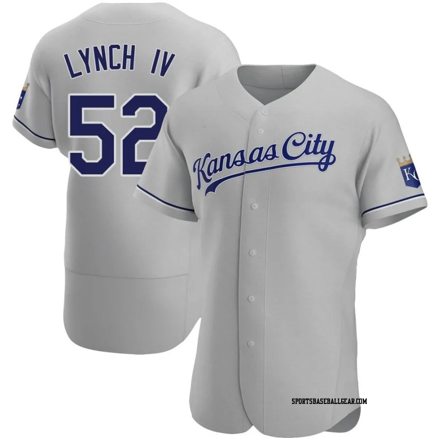 Daniel Lynch IV Men's Kansas City Royals Gray Authentic Road Jersey