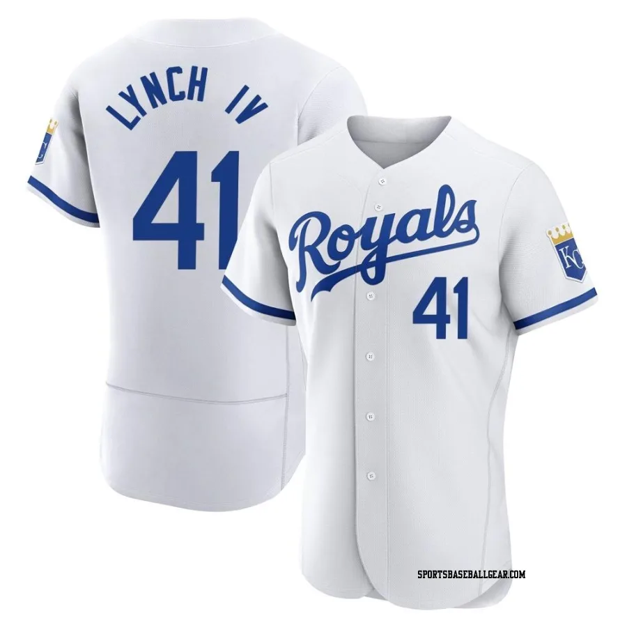 Daniel Lynch IV Men's Kansas City Royals White Authentic 2022 Home Jersey