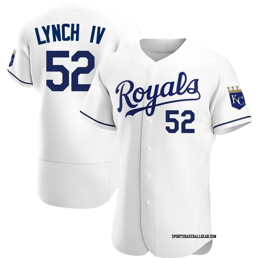 Daniel Lynch IV Men's Kansas City Royals White Authentic Home Jersey