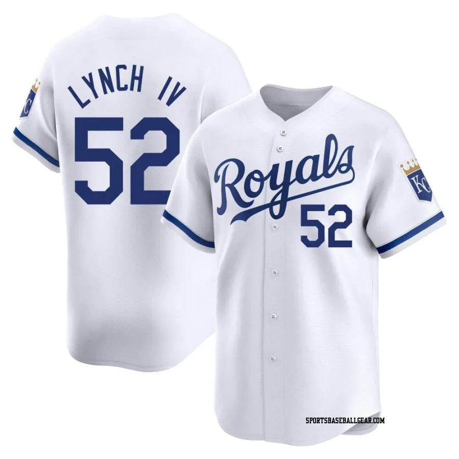 Daniel Lynch IV Youth Kansas City Royals White Limited Home Jersey