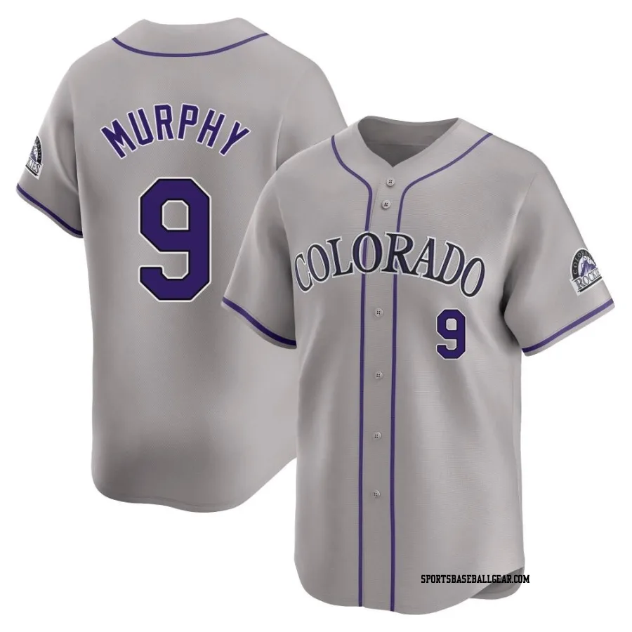 Daniel Murphy Men's Colorado Rockies Gray Limited Road Jersey