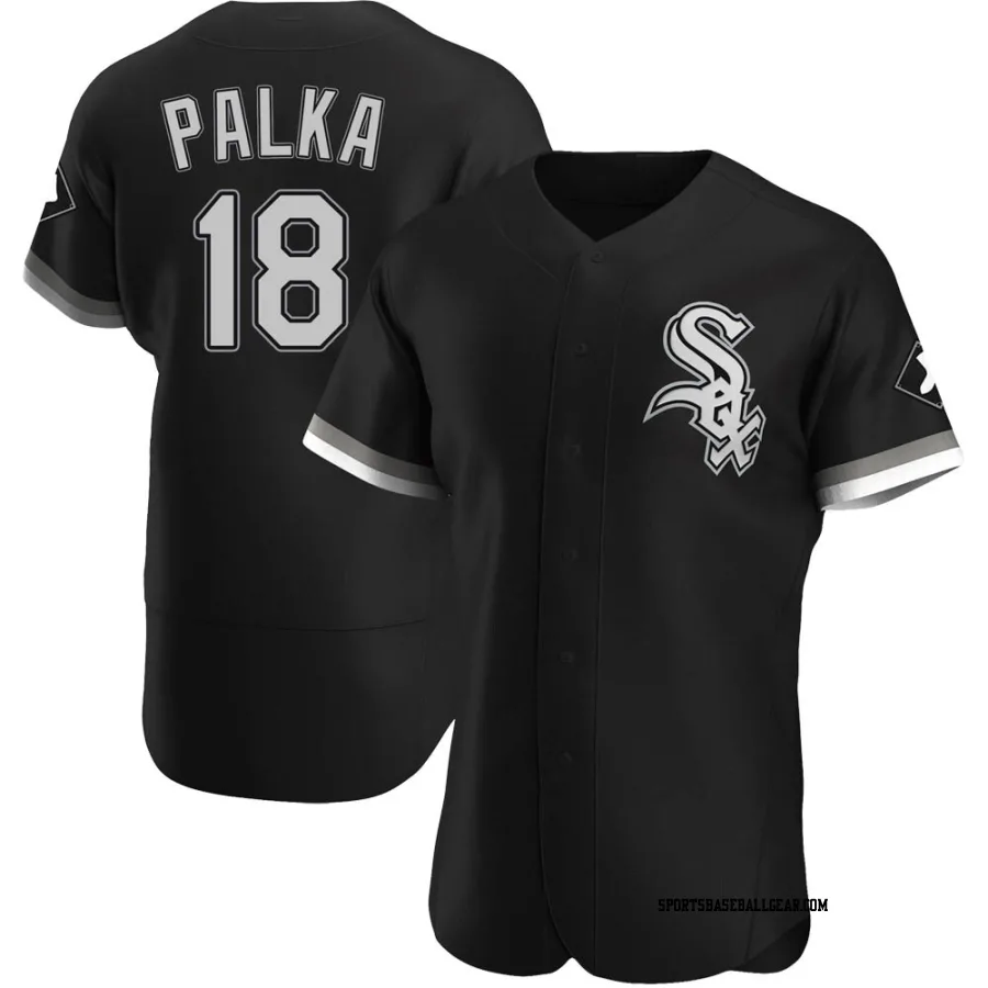 Daniel Palka Men's Chicago White Sox Black Authentic Alternate Jersey
