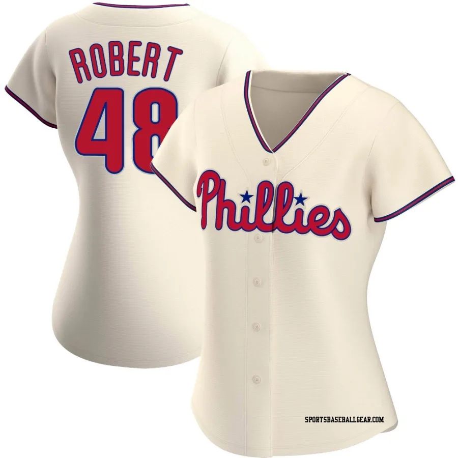 Daniel Robert Women's Philadelphia Phillies Cream Authentic Alternate Jersey