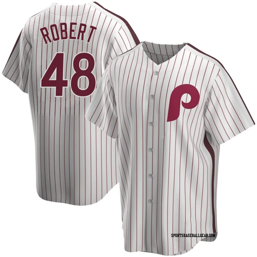 Daniel Robert Youth Philadelphia Phillies White Replica Home Cooperstown Collection Jersey