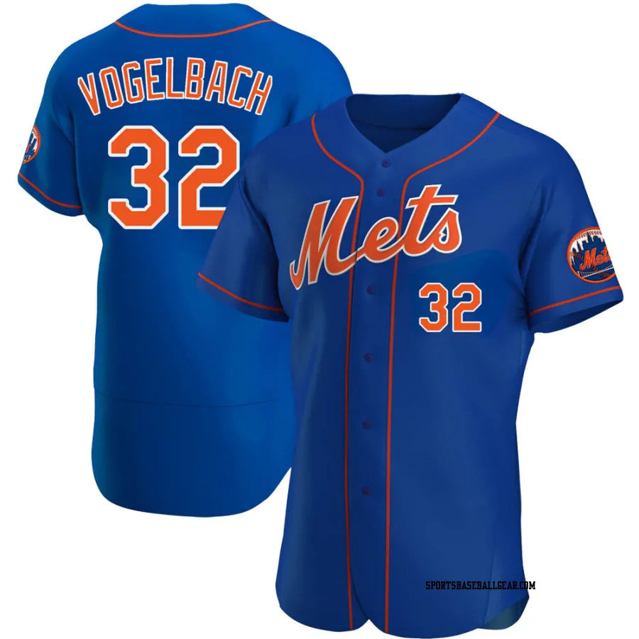 Daniel Vogelbach Men's New York Mets Royal Authentic Alternate Jersey