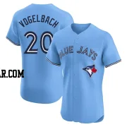Daniel Vogelbach Men's Toronto Blue Jays Blue Elite Powder Alternate Jersey