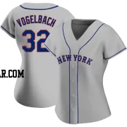 Daniel Vogelbach Women's New York Mets Gray Authentic Road Jersey