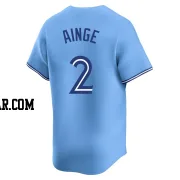Danny Ainge Men's Toronto Blue Jays Blue Limited Powder Alternate Jersey