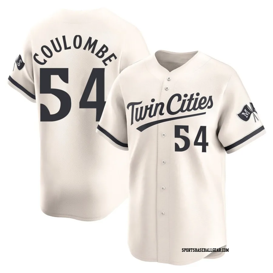 Danny Coulombe Men's Minnesota Twins Cream Limited Alternate Jersey