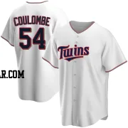 Danny Coulombe Men's Minnesota Twins White Replica Home Jersey