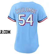Danny Coulombe Women's Texas Rangers Light Blue Replica Alternate Jersey