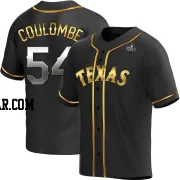 Danny Coulombe Youth Texas Rangers Black Golden Replica Alternate 2023 World Series Jersey