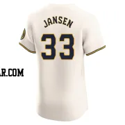 Danny Jansen Men's Milwaukee Brewers Cream Elite Home Jersey