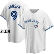 Danny Jansen Men's Toronto Blue Jays White Replica Home Jersey