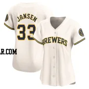 Danny Jansen Women's Milwaukee Brewers Cream Limited Home Jersey