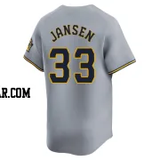 Danny Jansen Youth Milwaukee Brewers Gray Limited Away Jersey
