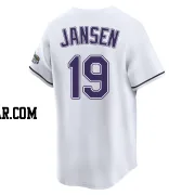Danny Jansen Youth Tampa Bay Rays White Limited Throwback Cooperstown Jersey