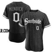 Danny Mendick Men's Chicago White Sox Black Authentic 2021 City Connect Jersey