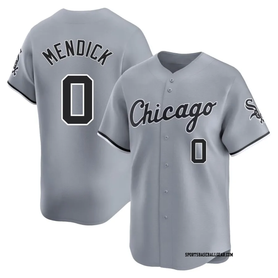 Danny Mendick Men's Chicago White Sox Gray Limited Road Jersey