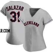 Danny Salazar Women's Cleveland Guardians Gray Replica Road Jersey