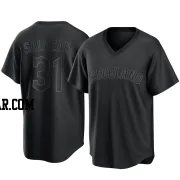 Danny Salazar Youth Cleveland Guardians Black Replica Pitch Fashion Jersey
