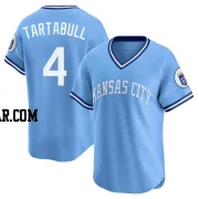 Danny Tartabull Men's Kansas City Royals Light Blue Limited Throwback Cooperstown Collection Jersey