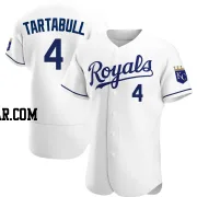 Danny Tartabull Men's Kansas City Royals White Authentic Home Jersey