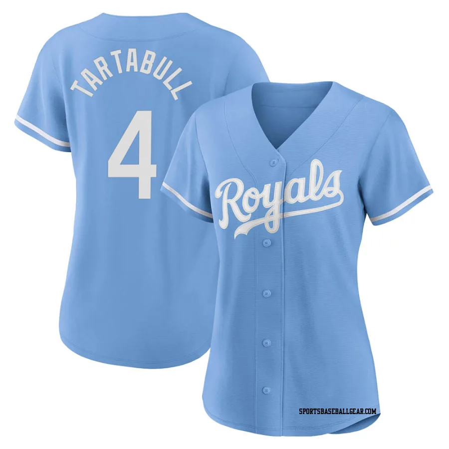 Danny Tartabull Women's Kansas City Royals Light Blue Authentic 2022 Alternate Jersey