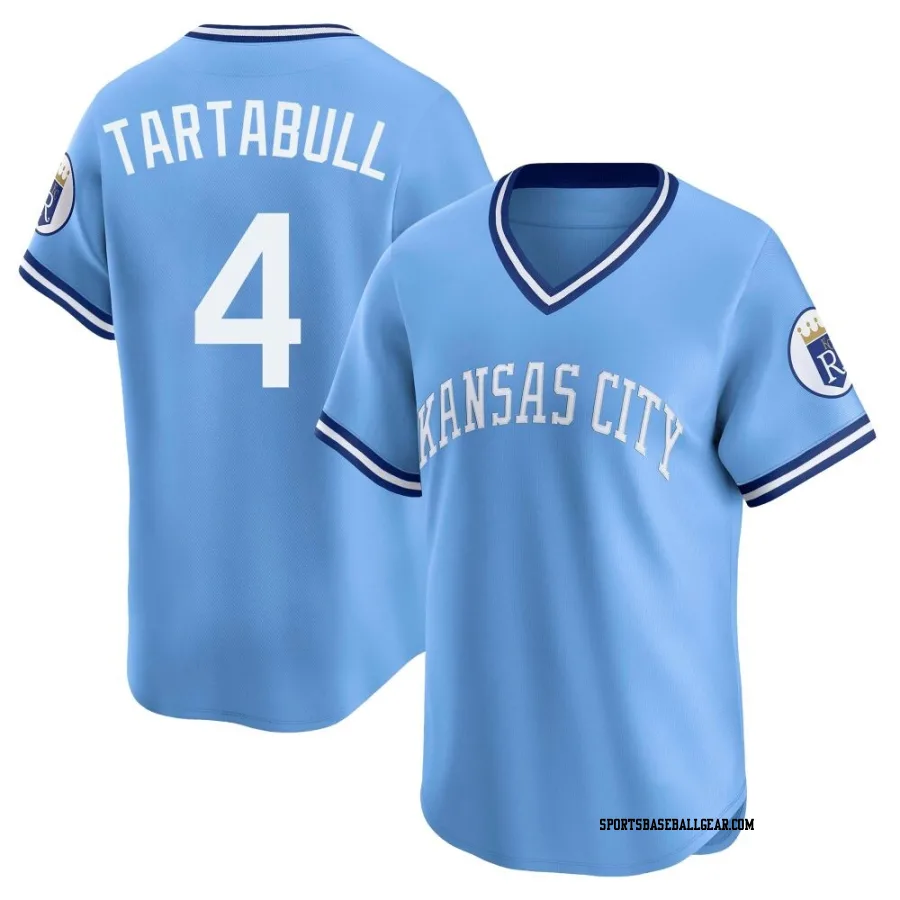 Danny Tartabull Youth Kansas City Royals Light Blue Limited Throwback Cooperstown Collection Jersey