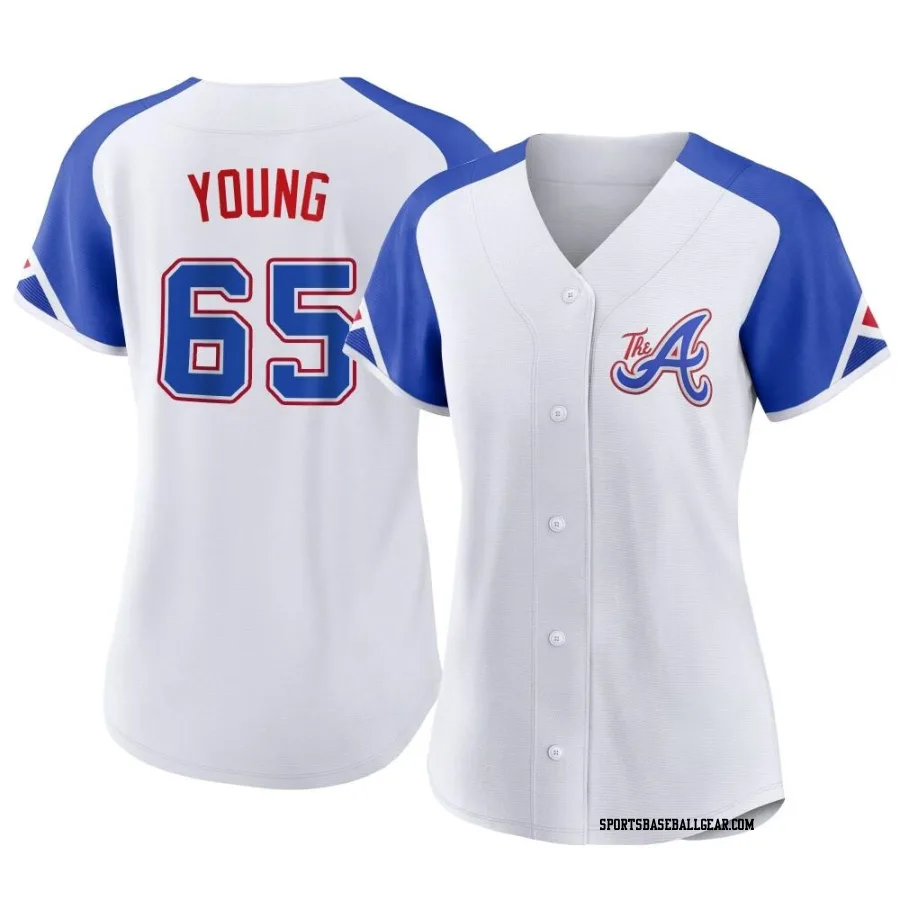 Danny Young Women's Atlanta Braves White Authentic 2023 City Connect Jersey