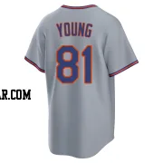 Danny Young Youth New York Mets Gray Replica Away 2.0 Jersey