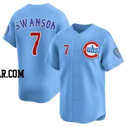Dansby Swanson Men's Chicago Cubs Royal Limited 2nd Alternate Jersey