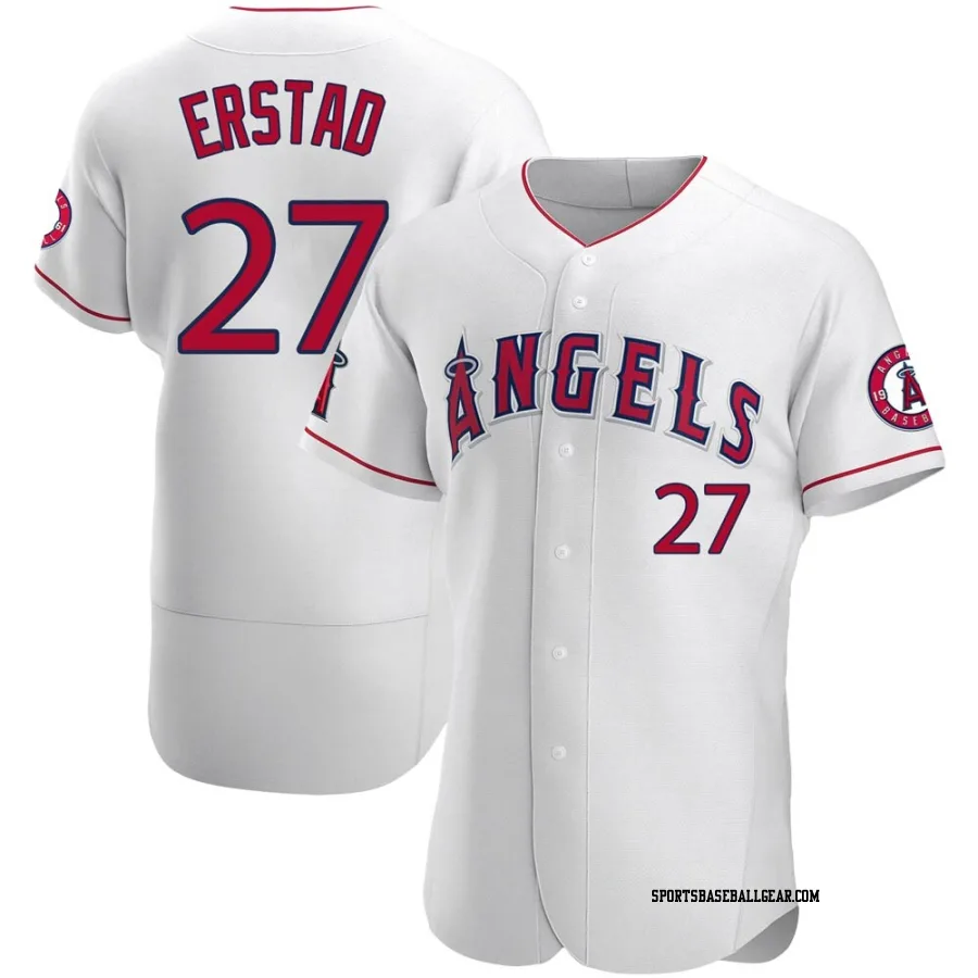 Darin Erstad Men's Los Angeles Angels White Authentic Jersey